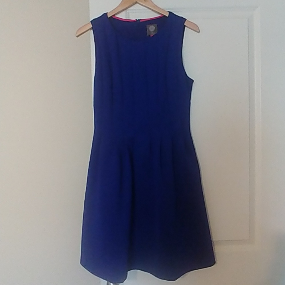 Vince Camuto royal blue sleeveless dress